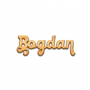  Decor nume Bogdan debitat laser